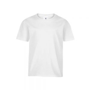 PLAYERA PESO COMPLETO CUELLO REDONDO MANGA CORTA PARA CABALLERO BLANCA EEG